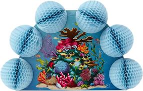 img 1 attached to 🌊 Coral Reef Pop-Over Centerpiece for Parties - 1 Count (1/Pkg)