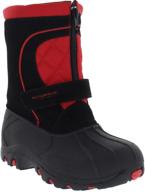 ❄️ weatherproof unisex-child snow dual closure all-weather insulated winter boots - kids 130814 logo