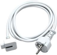 🔌 wesappinc replacement extension power cord european standard plug 6ft cable for apple macbook 45w 60w 85w magsafe/magsafe 2 power adapter logo
