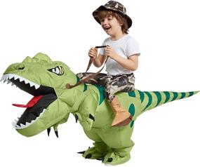 img 1 attached to Inflatable Dinosaur Halloween Dress Up: Add Fun and Thrill to Pretend Play with One Casa!