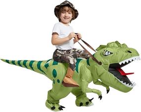 img 4 attached to Inflatable Dinosaur Halloween Dress Up: Add Fun and Thrill to Pretend Play with One Casa!