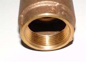 img 1 attached to 🔧 Premium 1" American Granby Brass Check Valve for Water Well Pump & Pressure Tank Installation (No Lead, CVNL100BS)
