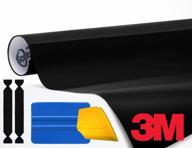 🚗 enhance your vehicle with the 3m 1080 gloss black air-release vinyl wrap roll including toolkit (1ft x 5ft) logo
