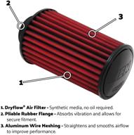 🌬️ aem 21-2036dk dryflow performance air filter logo