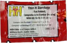 img 2 attached to 🩹 H&amp;H Thin H Bandage - Flat Fold: Versatile and Efficient Wound Care Solution