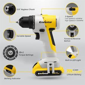 img 3 attached to 🔌 ENVENTOR Electric Brushless Cordless Drilling Solution