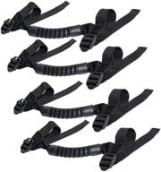🚙 enhance your jeep wrangler experience with premium roll bar grab handles – complete set of 4 rope grip handles for yj tj jk jl, unlid, sahara, rubicon logo