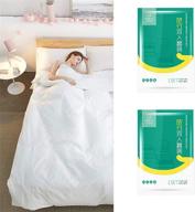 🛏️ travel-friendly disposable 2 set bed sheets (8 pcs) logo