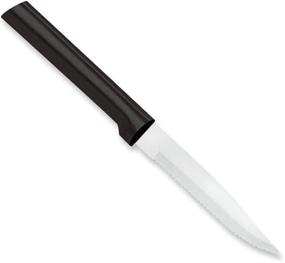 img 4 attached to 🔪 Нож Rada Cutlery с полимерной рукояткой, лезвие из нержавеющей стали длиной 7,75 дюймов с зубчатым краем - черный