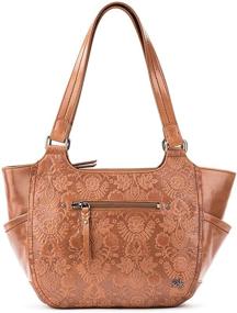 img 4 attached to 👜 The Sak Kendra Leather Satchel: Timeless Elegance and Unparalleled Style