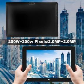 img 1 attached to 📱 10.1 inch Windows Tablet: HD IPS Touchscreen, 4GB RAM, 64GB Storage, Wi-Fi, Bluetooth, Dual Speaker, Game - Microsoft Surface PC Compatible