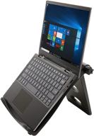 🖥️ kensington easy riser portable ergonomic laptop cooling stand (12-17 inch) for laptops, chromebooks, macbooks, and wacom devices - black (model k52788ww) logo