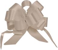🎀 amz-pf501 premier packaging flora satin pull bow, 18-inch loop, white - 25 count logo