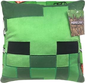 img 1 attached to 🎮 Official Marvel Jay Franco Minecraft Creeper Plush Pillow and 40x50-Inch Throw Blanket - Super Soft Nogginz Set for Kids: 2-Piece Bundle