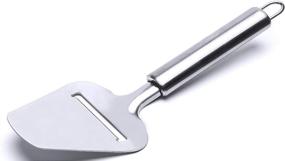 img 3 attached to 🧀 Aeon Design Stainless Steel Cheese Slicer Spatula Plane - 8.6 Inch Multipurpose Kitchen Tool for Slicing Cheese, Shaving Ham, Heavy-Duty and Portable - Soft & Versatile Usage Area