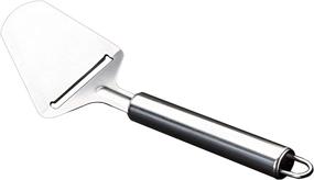 img 2 attached to 🧀 Aeon Design Stainless Steel Cheese Slicer Spatula Plane - 8.6 Inch Multipurpose Kitchen Tool for Slicing Cheese, Shaving Ham, Heavy-Duty and Portable - Soft & Versatile Usage Area