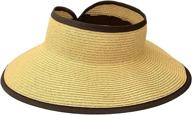 stay stylish and protected with 👒 san diego hat company women's ultrabraid visor hat logo