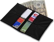 👜 stylish black holdall design mens wallet: compact and durable logo