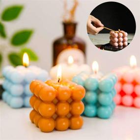 img 2 attached to 🕯️ POPMISOLER 3-Pack Handmade Candle Molds with Mallet for DIY Candle Crafts Making & Decorations