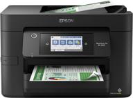🖨️ epson wf-4820 wireless all-in-one printer with auto 2-sided printing, 35-page adf, 250-sheet paper tray and 4.3" color touchscreen, alexa compatible, black, large logo