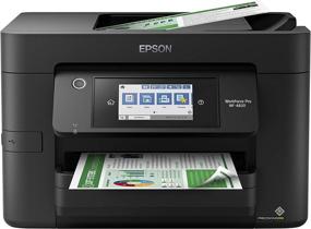 img 4 attached to 🖨️ Epson WF-4820 Wireless All-in-One Printer with Auto 2-Sided Printing, 35-Page ADF, 250-sheet Paper Tray and 4.3" Color Touchscreen, Alexa Compatible, Black, Large