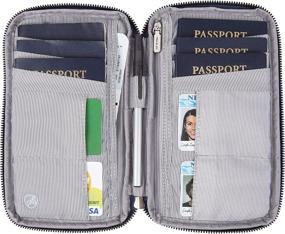 img 1 attached to 🛡️ Securely Organize Your Family's Passports with the Travelon Blocking Family Passport Wallet
