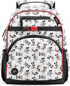 img 4 attached to 🎒 Sleek and Stylish Simple Modern Fletcher Backpack: Mickey Print Edition