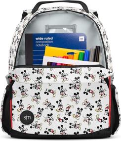 img 2 attached to 🎒 Sleek and Stylish Simple Modern Fletcher Backpack: Mickey Print Edition