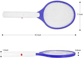 img 1 attached to 🦟 Lulu Home Electric Bug Zapper | Fly & Mosquito Swatter | Battery Powered Bug Zapper Racket
