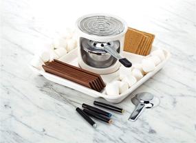 img 2 attached to 🔥 Small White Chicago Metallic S'mores Maker - Improve your searches!