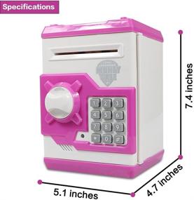 img 1 attached to 🔒 Elemusi Cartoon Electronic Password Children: Fun and Secure Digital Toy for Kids