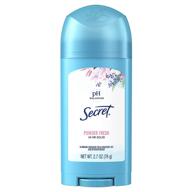 stay odor-free with secret powder fresh invisible solid antiperspirant deodorant - pack of 6 (2.7 oz each) logo