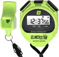 🏃 enhance your marathon experience with the stopwatch digital sports timer and whistle set for coaches and referees логотип