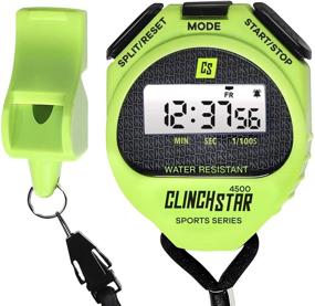 img 4 attached to 🏃 Enhance Your Marathon Experience with the Stopwatch Digital Sports Timer and Whistle Set for Coaches and Referees