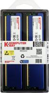 💾 komputerbay 8gb ddr2 dimm 800mhz pc2 6400/6300 ram with heatspreaders - cl 5 (2 x 4gb) - 240 pin logo