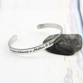 img 3 attached to 💪 Inspirational Memgift Women Bracelet: Motivational Cuff Bangle for Meaningful Gifts