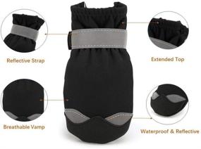 img 2 attached to 🐾 ZIFEIPET Dog Shoes: Waterproof Anti-Slip Socks for Small to Large Dogs with Reflective Fasten Strap - Ideal for Indoor & Outdoor Wear