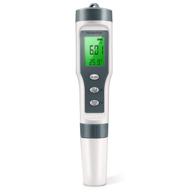 📈 high accuracy digital ph meter with atc tester - 3 in 1 pen type for water, wine, spas, aquariums - 0.01 ph resolution, tds & temp measurement logo