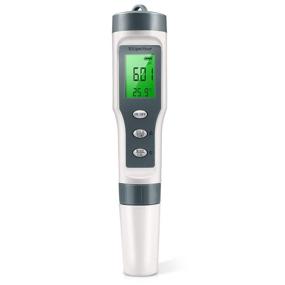 img 4 attached to 📈 High Accuracy Digital pH Meter with ATC Tester - 3 in 1 Pen Type for Water, Wine, Spas, Aquariums - 0.01 pH Resolution, TDS & Temp Measurement