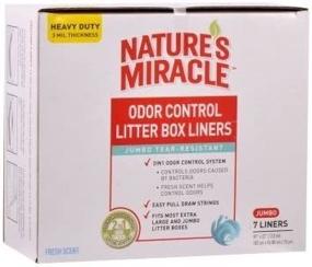 img 1 attached to 🐱 Jumbo 7ct Nature's Miracle Nm Litter Pan Liners