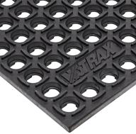 💆 notrax cushion tred anti fatigue drainage mat: optimal comfort and thickness logo