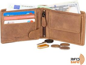 img 3 attached to DiLoro Leather Wallets Protection 1808 BK Men's Accessories for Wallets, Card Cases & Money Organizers