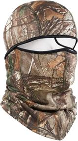 img 4 attached to 🔍 Balaclava Ski Mask Hunting Camo Face Masks Realtree Edge Camo - Ideal for Men & Women, Camouflage Design
