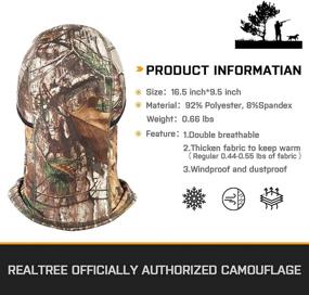 img 3 attached to 🔍 Balaclava Ski Mask Hunting Camo Face Masks Realtree Edge Camo - Ideal for Men & Women, Camouflage Design