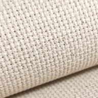 🧵 12x59 inch 18ct natural oatmeal cotton aida cloth cross stitch fabric - ideal for counted cross stitch logo