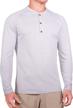 sleeve henley shirts fitted stretch men's clothing in shirts logo