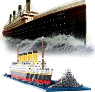 educational titanic building blocks logo