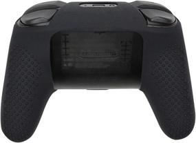 img 3 attached to 🎮 Black Silicone Protective Case for Switch Pro Controller by Jadebones - Includes 8 Stick Grips