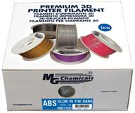 🌟 бриллиантовый светящийся abs-филамент для 3d-печати - зеленое сияние, mg chemicals abs17gd1 логотип