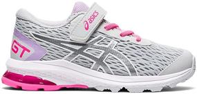 img 4 attached to ASICS GT 1000 Toddler Little Black Girls' Athletic Shoes: Supportive and Stylish Footwear